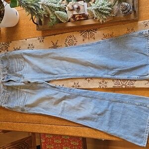 Vintage Y2K American Eagle Outfitters Flare Jeans Size 2